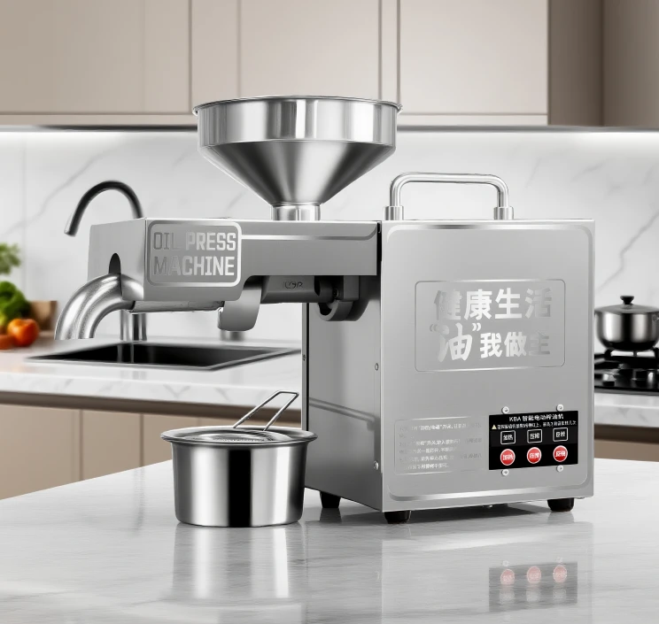 【恒温款】家用不锈钢榨油机只能热榨不能调节温度