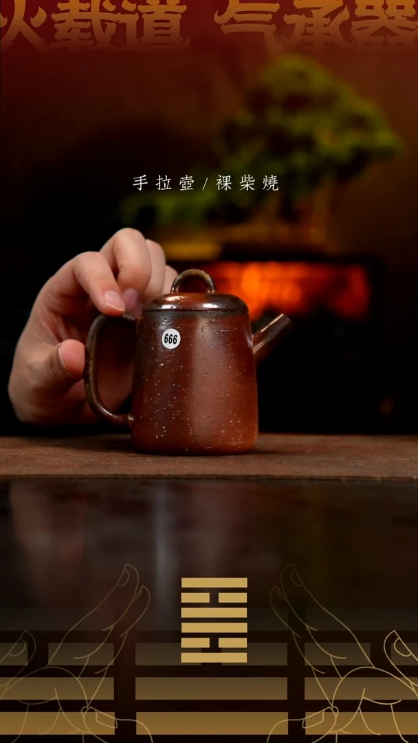夸烧柴烧高权壶666