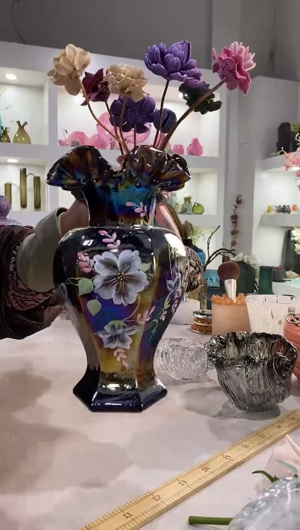 云**上慕忆家手作琉璃花瓶