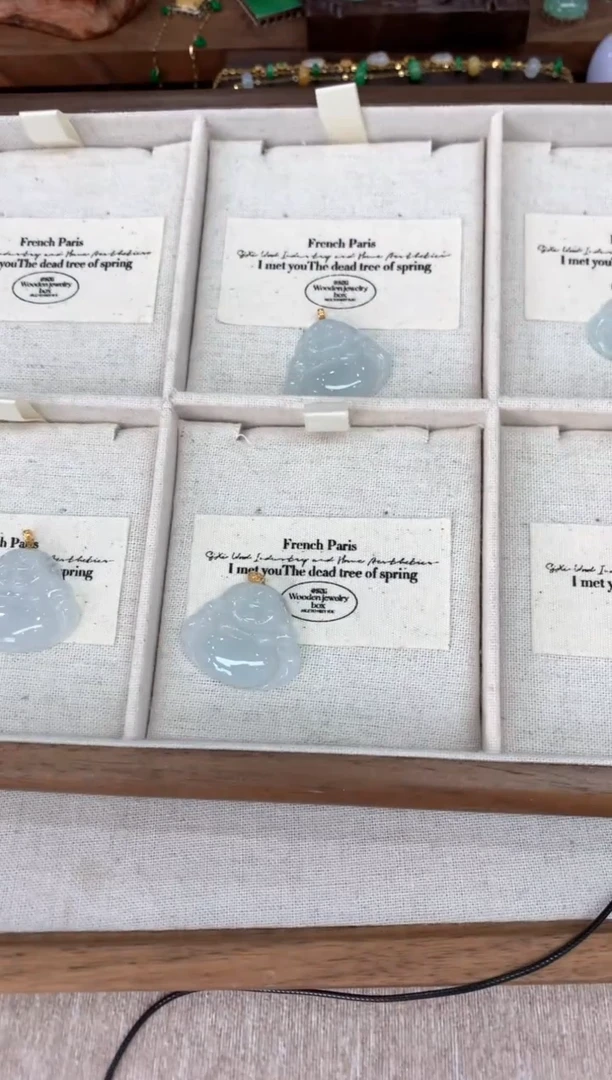 【闪购商品】翡翠吊坠(不含链)18K金镶嵌佛公多样性发货1件