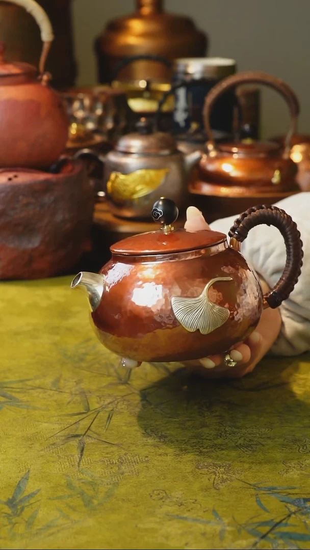 千秋大叶银嘴泡茶壶