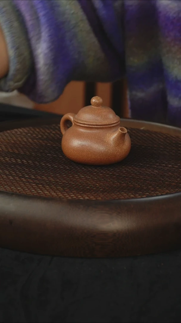 茶壶紫砂容天 老降坡泥