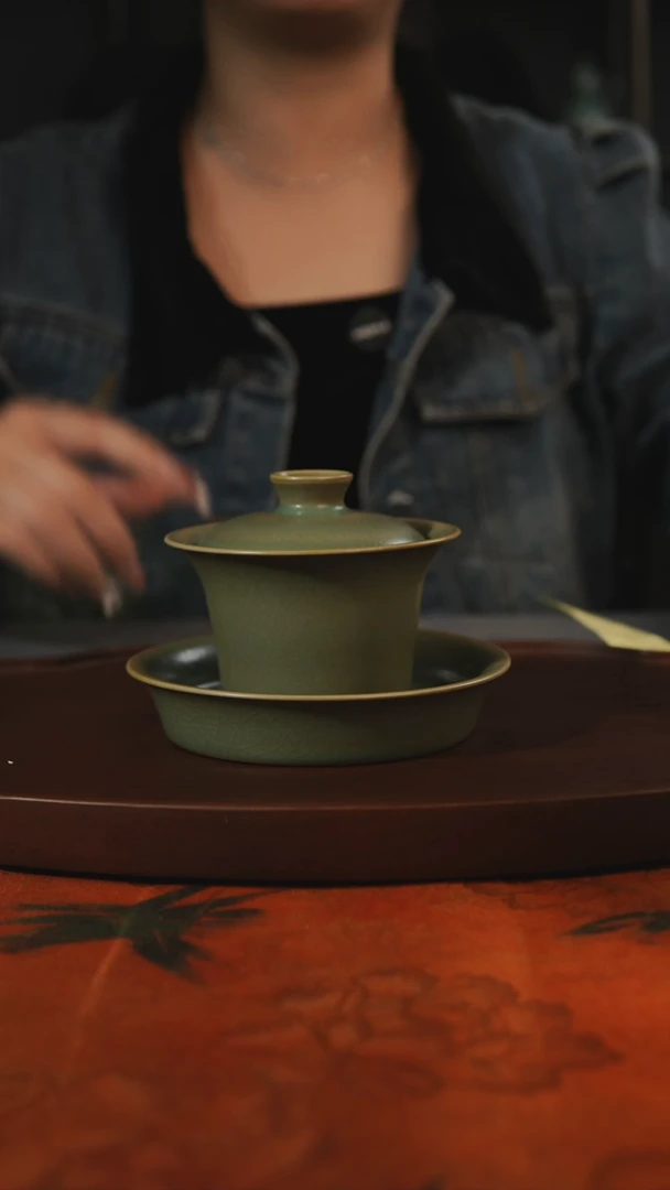 杯子泽*大马蹄 柴烧全品一级 汝州原产地原矿仿古老釉