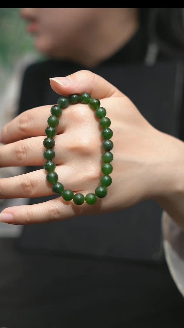 颈饰未镶嵌和田玉?*棠8mm