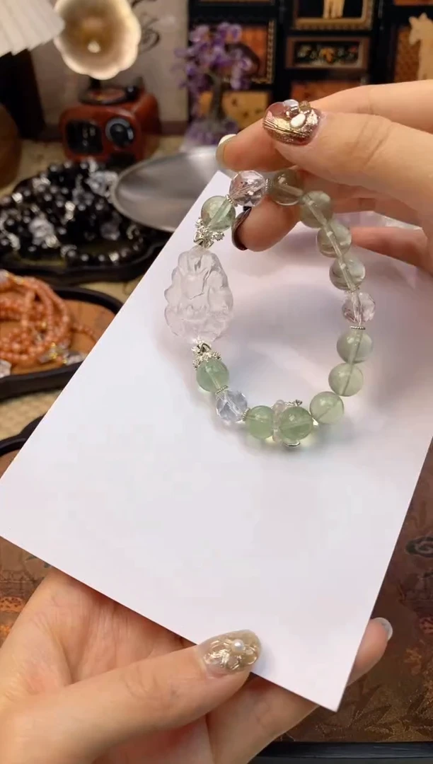 【闪购商品】萤石手链未镶嵌6014手串