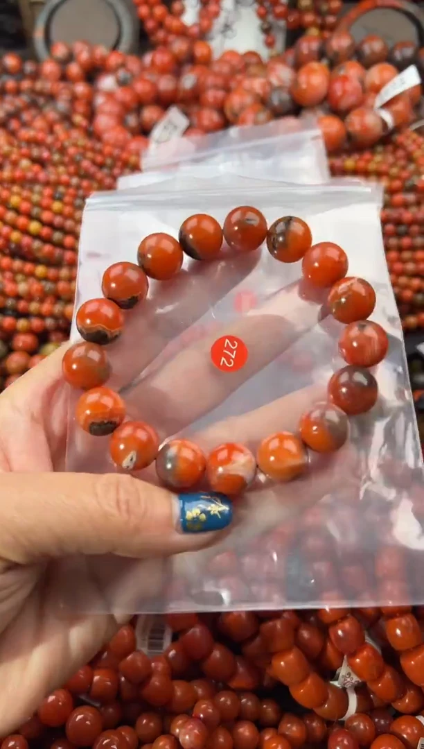 未镶嵌手串南红玛瑙12+