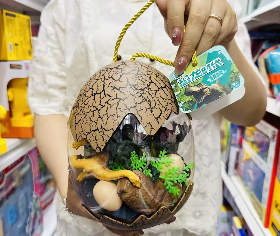 儿童恐龙蛋三角龙霸王龙模型