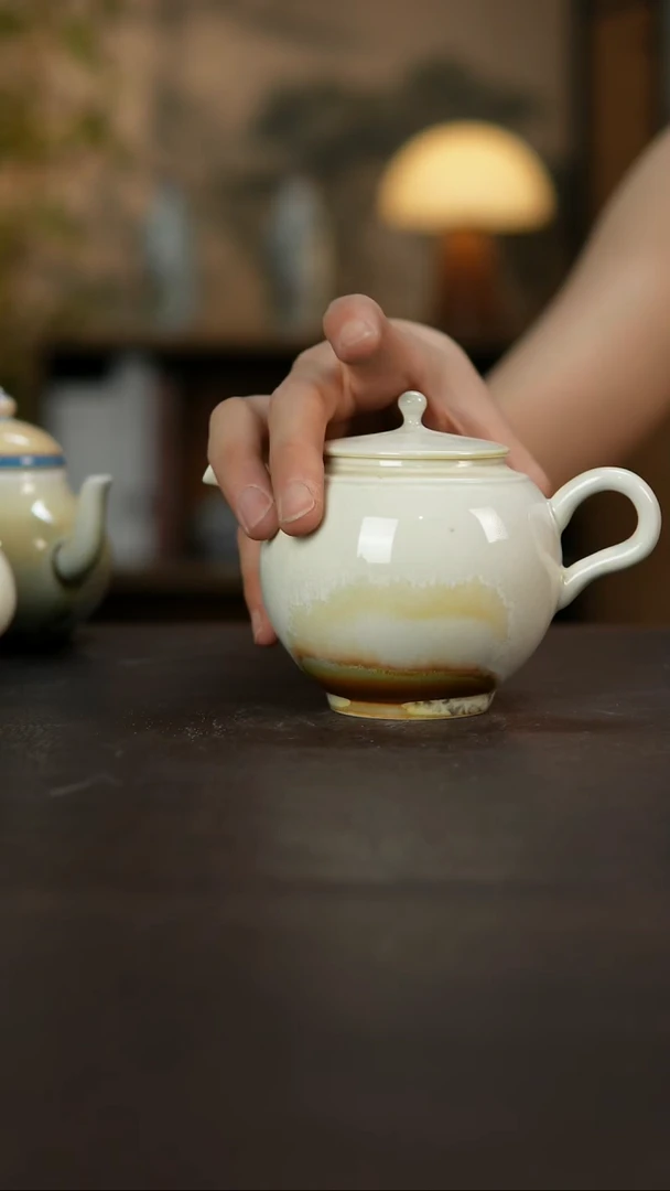 杯景德镇陶瓷杯碗柴烧多人