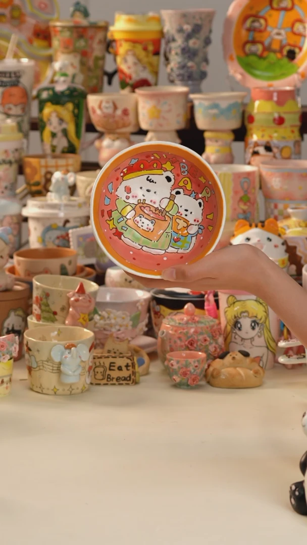 其他景德镇釉下彩手绘设计师款陶瓷