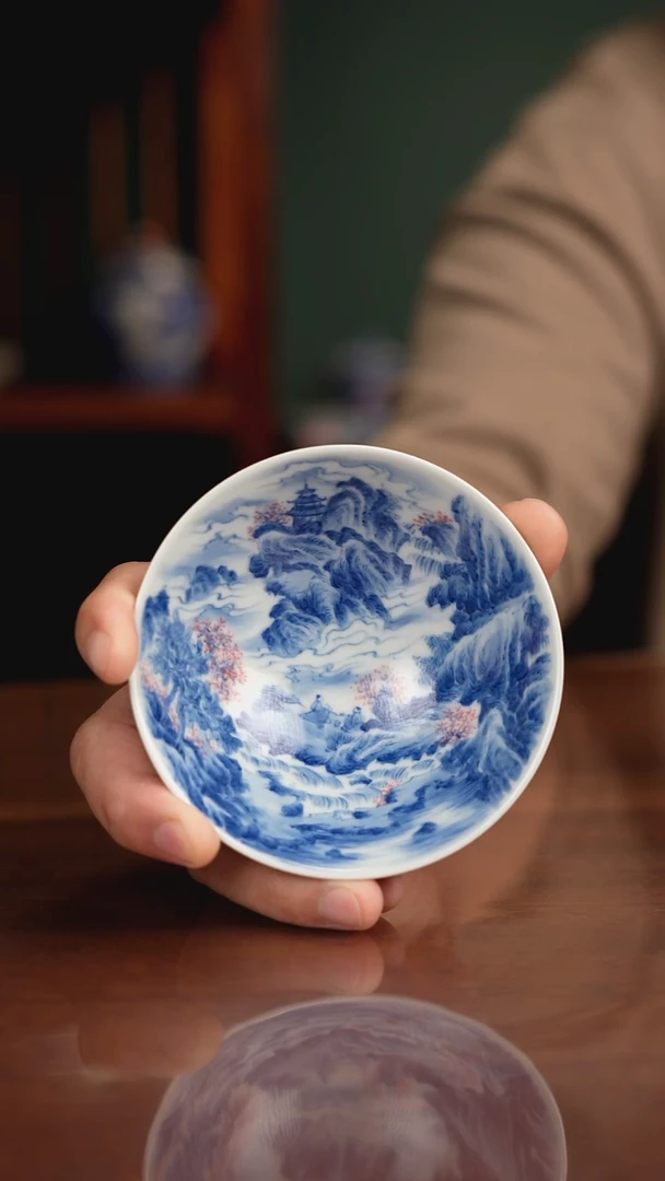 景琳藏青花山水系列