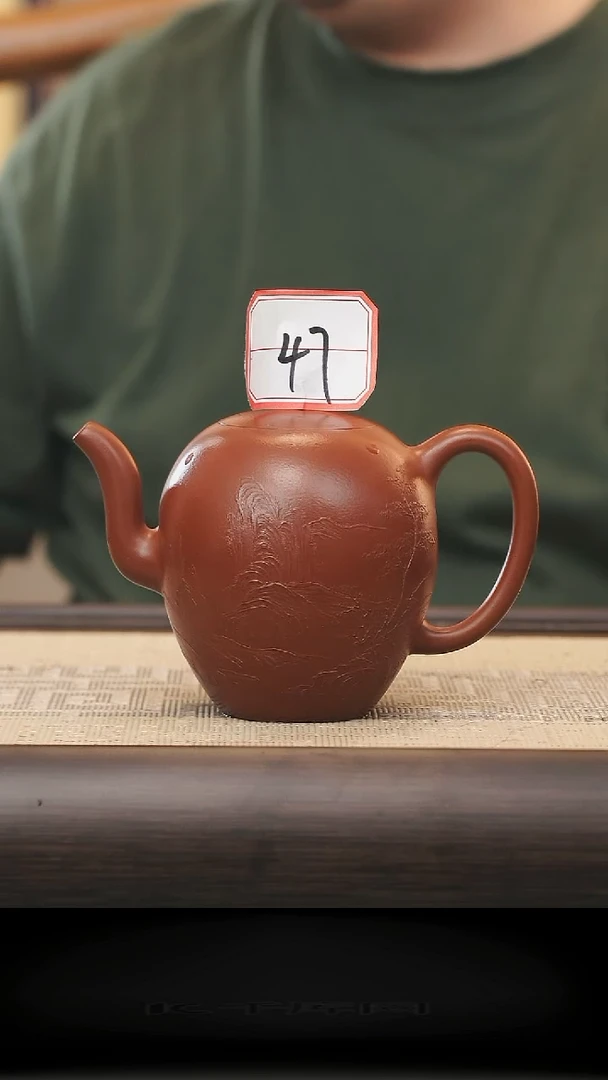 茶壶紫砂47号全手工紫砂壶