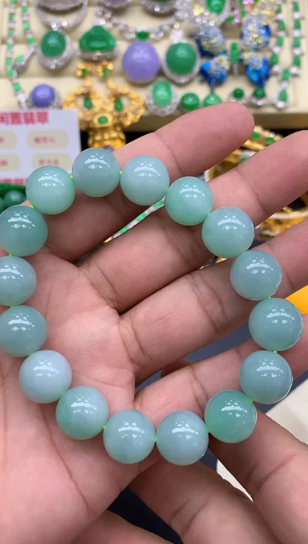 未镶嵌手串翡翠233-中国好珍宝