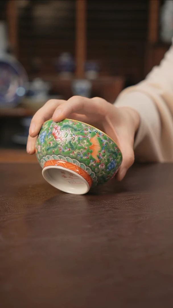 杯景德镇陶瓷杯碗柴烧多人