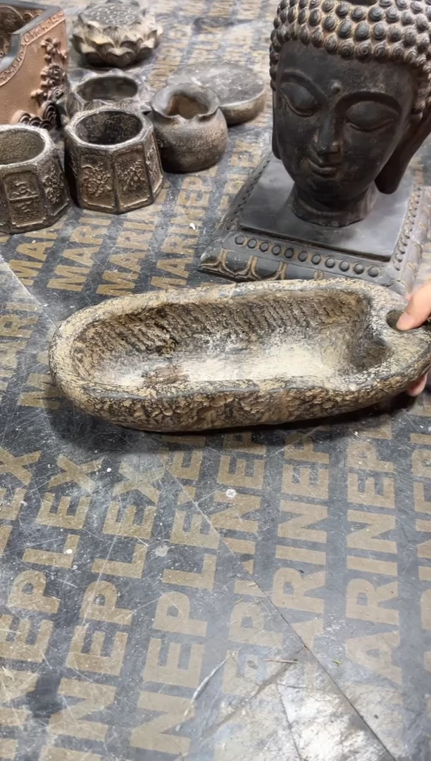 陶土【火山泥】牛槽盆