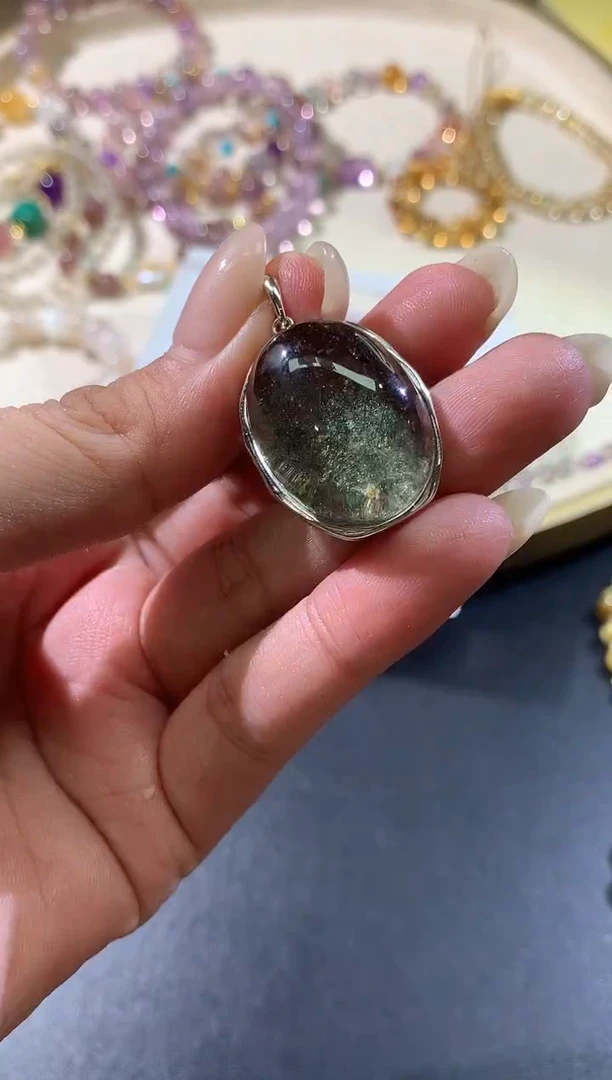 吊坠(不含链)银S925镶嵌水晶W221|550