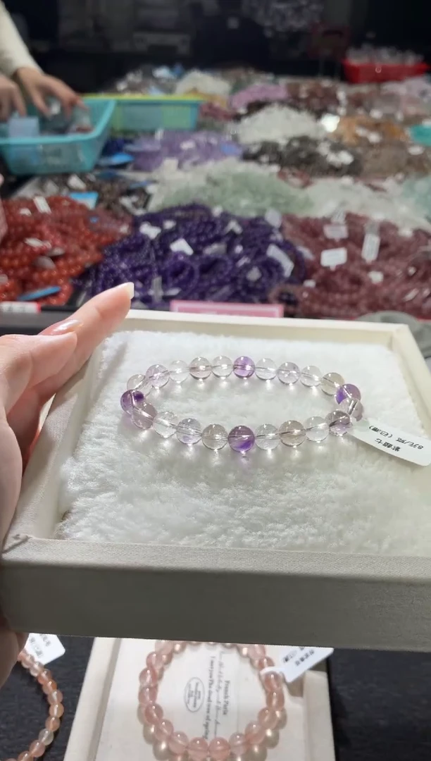 未镶嵌手链水晶303号 多样性发一J  8+