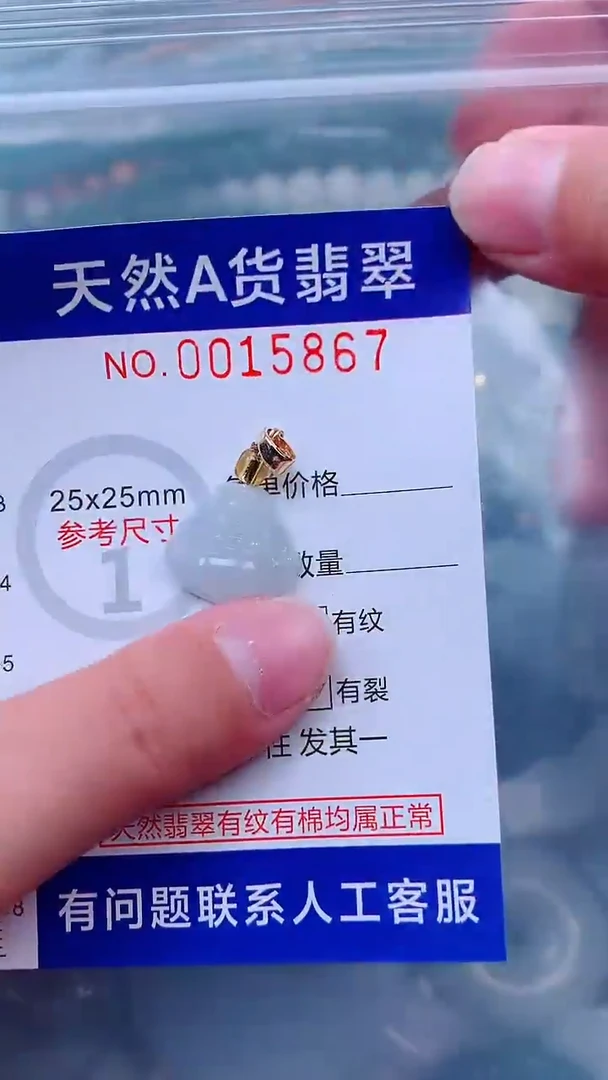 吊坠(不含链)未镶嵌翡翠1