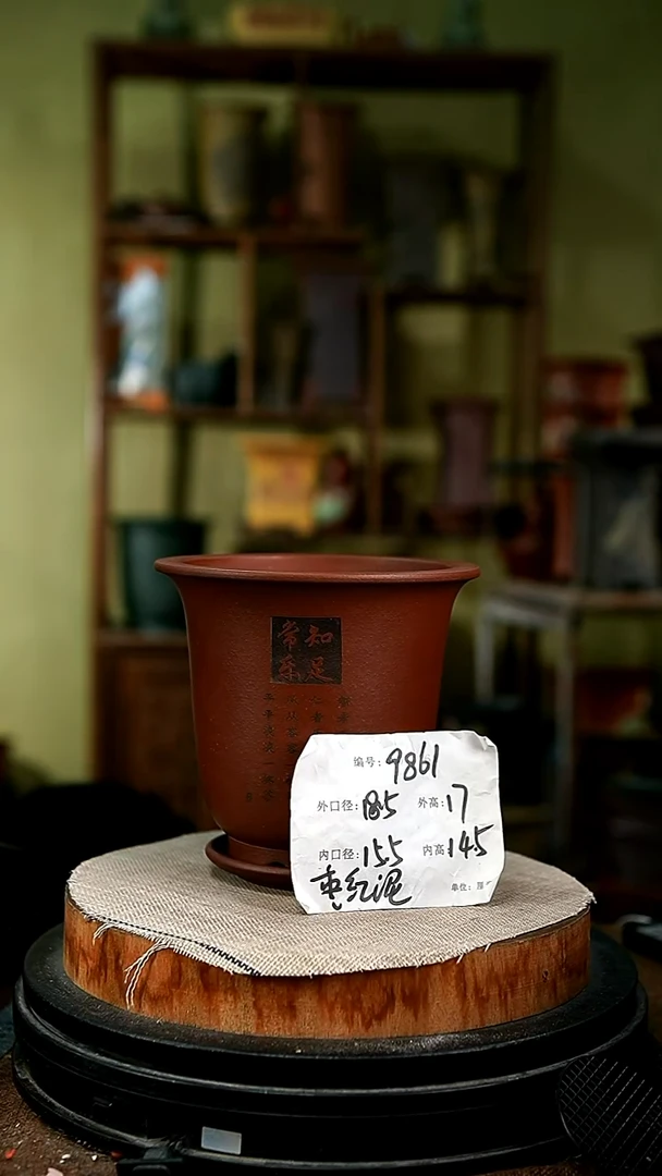 紫砂花盆花卉园艺9861+z