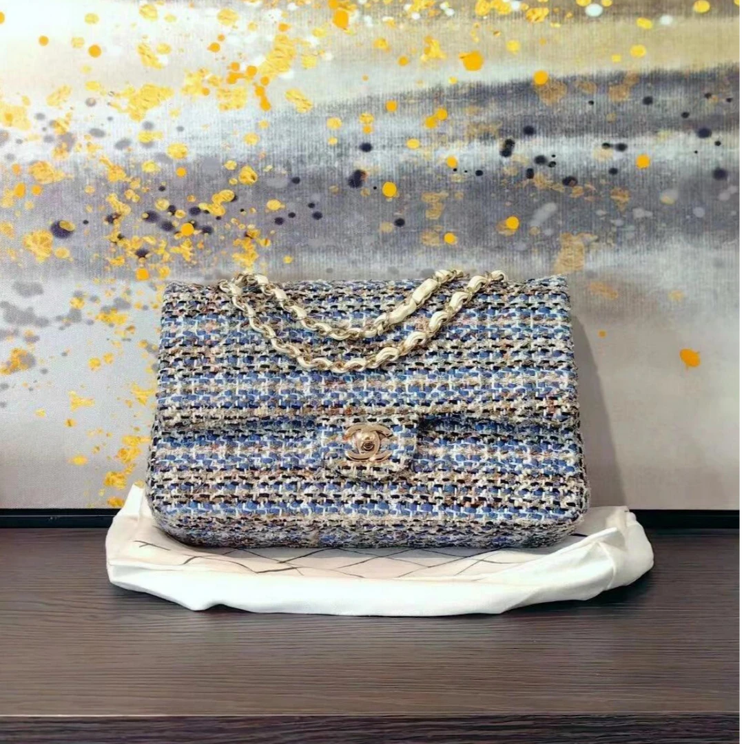 99新 Chanel/香奈儿 香奈儿 CF 毛呢 中号 29开