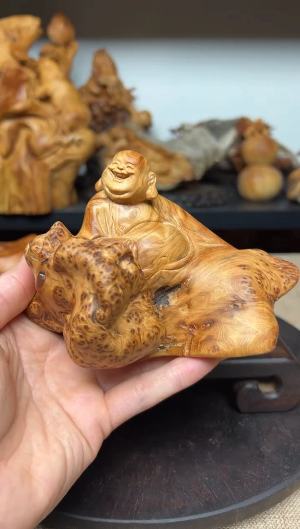 柏木（崖柏）海*崖柏雕刻件