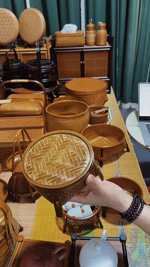 竹编工艺品茶道零配工艺品