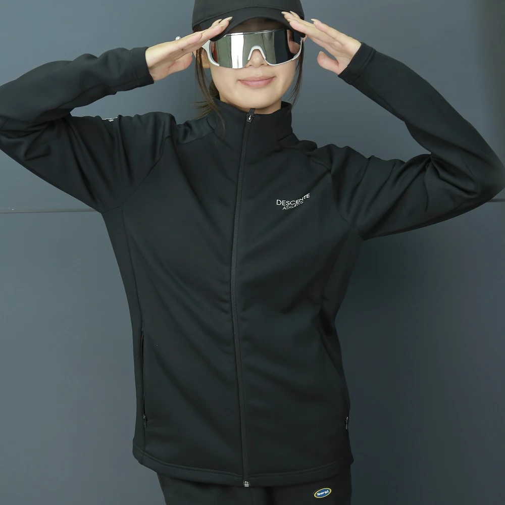 DESCENTE/迪桑特休闲运动加绒训练夹克外套SP423XFTO2