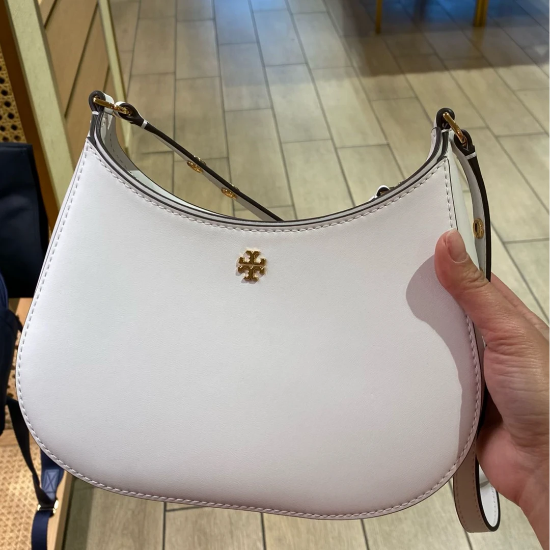 Tory Burch/汤丽柏琦 白色半月斜挎包