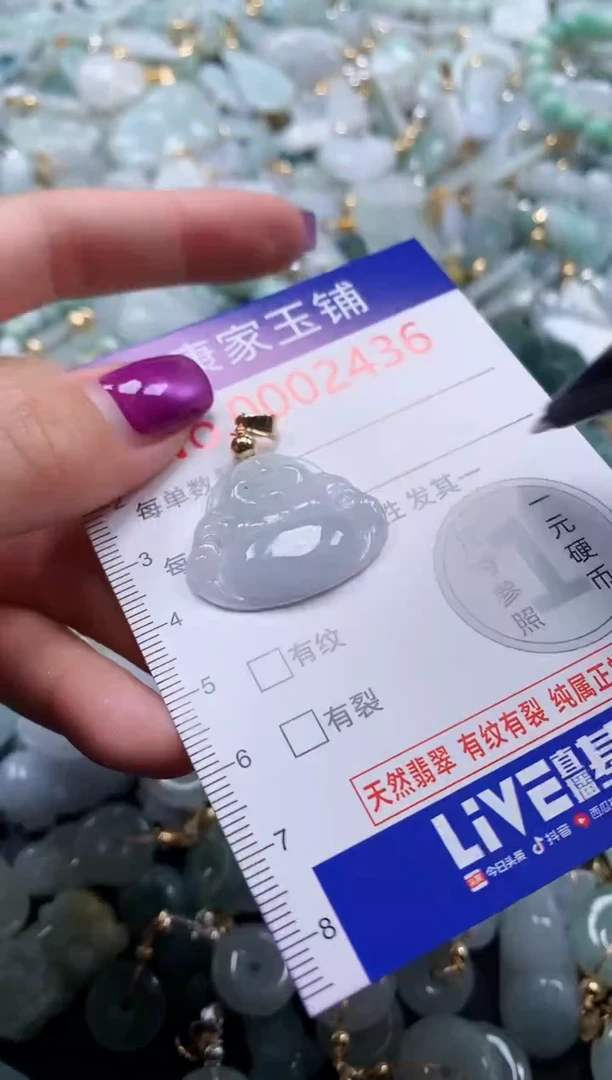 颈饰未镶嵌翡翠2436