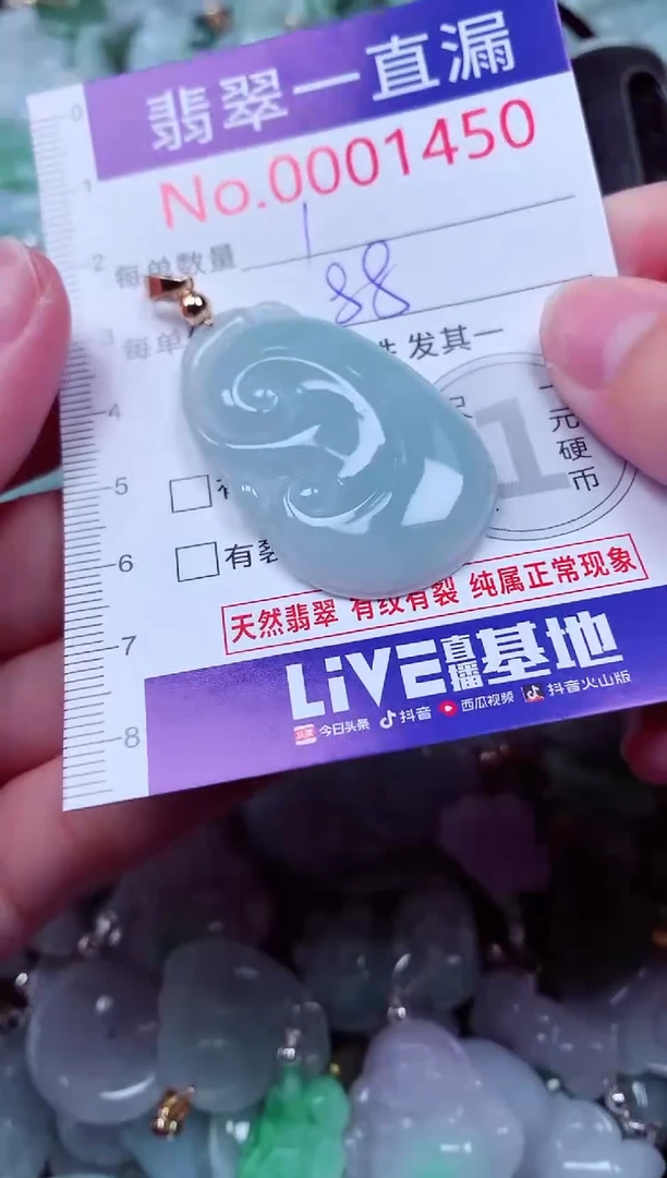 吊坠(不含链)未镶嵌翡翠1450