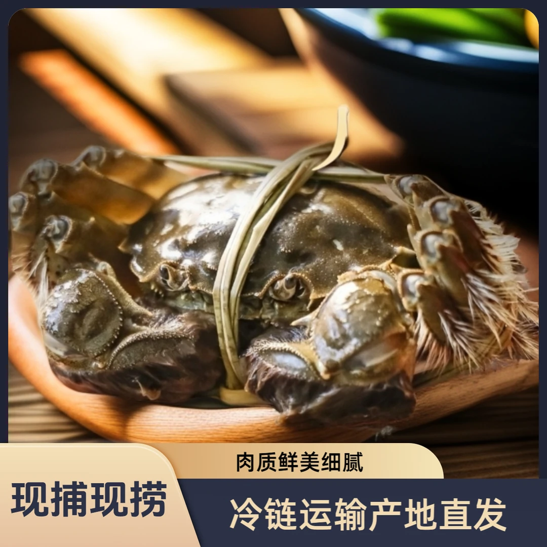 【活蟹】江苏大闸蟹全公蟹4.0两-4.3两4/8只精品蟹