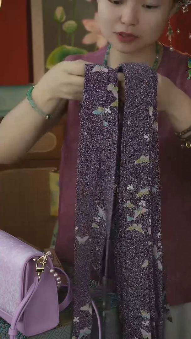 刺绣纯手工非遗国风饰品发带