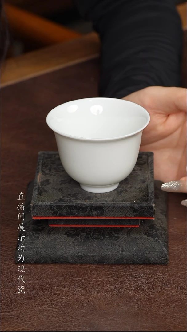 景德镇白胎铃铛杯