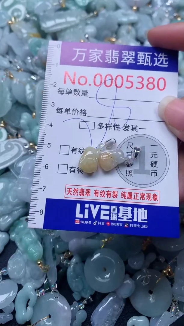 颈饰未镶嵌翡翠5380