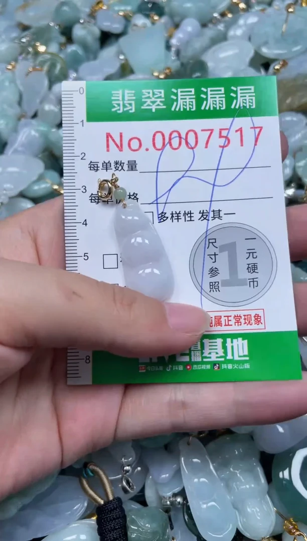 颈饰未镶嵌翡翠7517