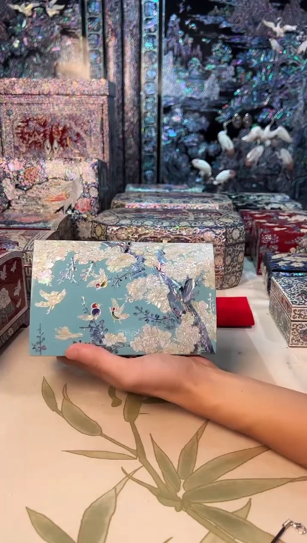 按扣绒布底·弘贝雅螺钿漆器文化馆