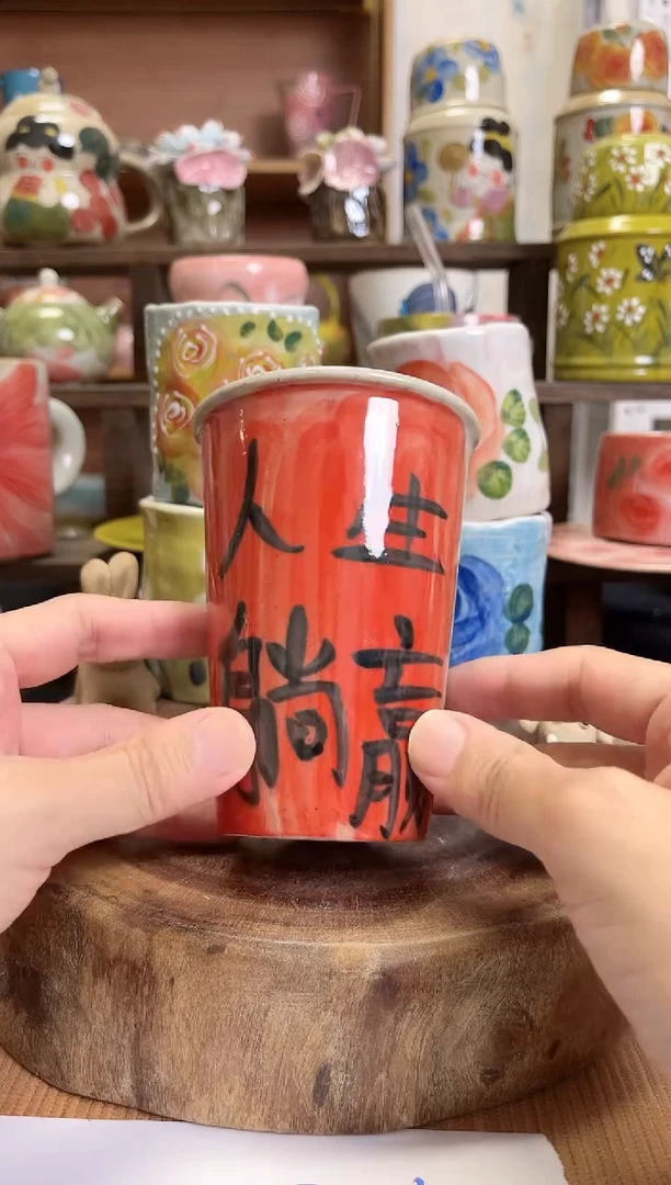 瓷片手绘釉下陶瓷高温