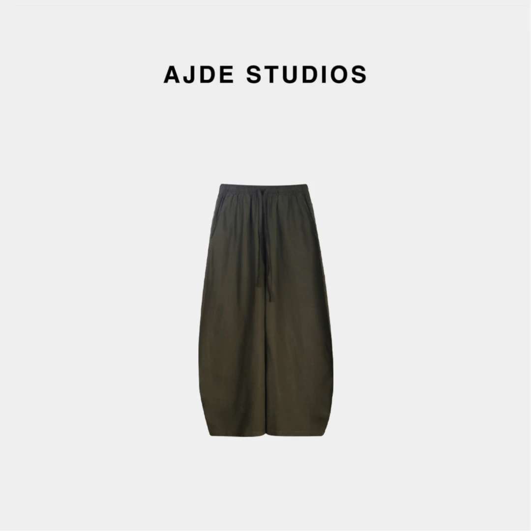 AJDE｜山本弯刀麻裤 01时尚休闲百搭夏季麻裤