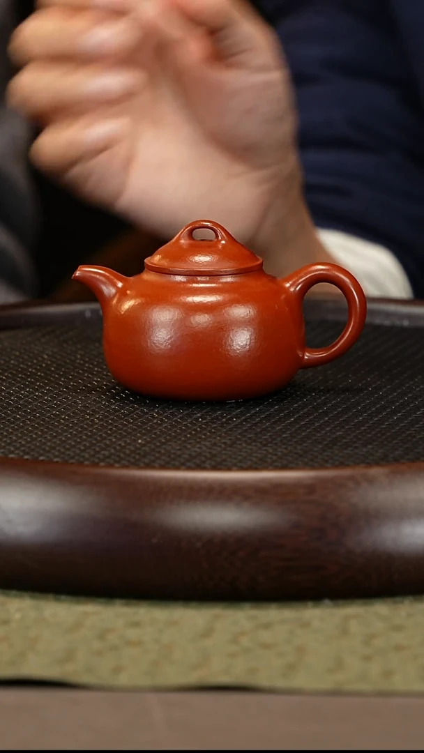 茶壶紫砂61 蒋敏杰 宝山朱泥 匏尊150cc