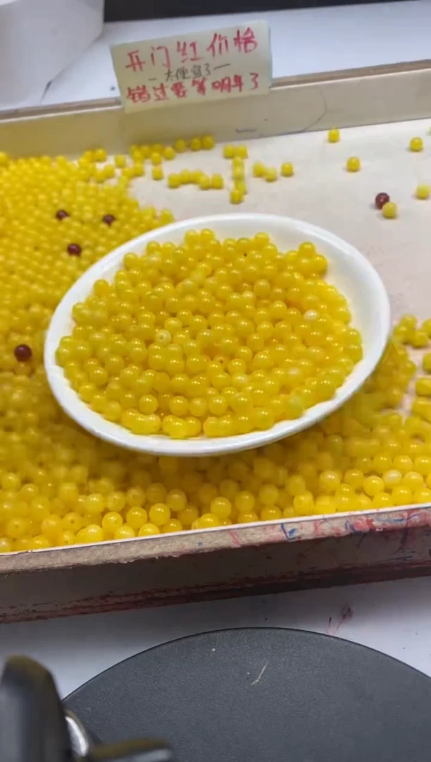 【闪购商品】蜜蜡颈饰未镶嵌w651白花蜡蜜蜡6mm*30颗