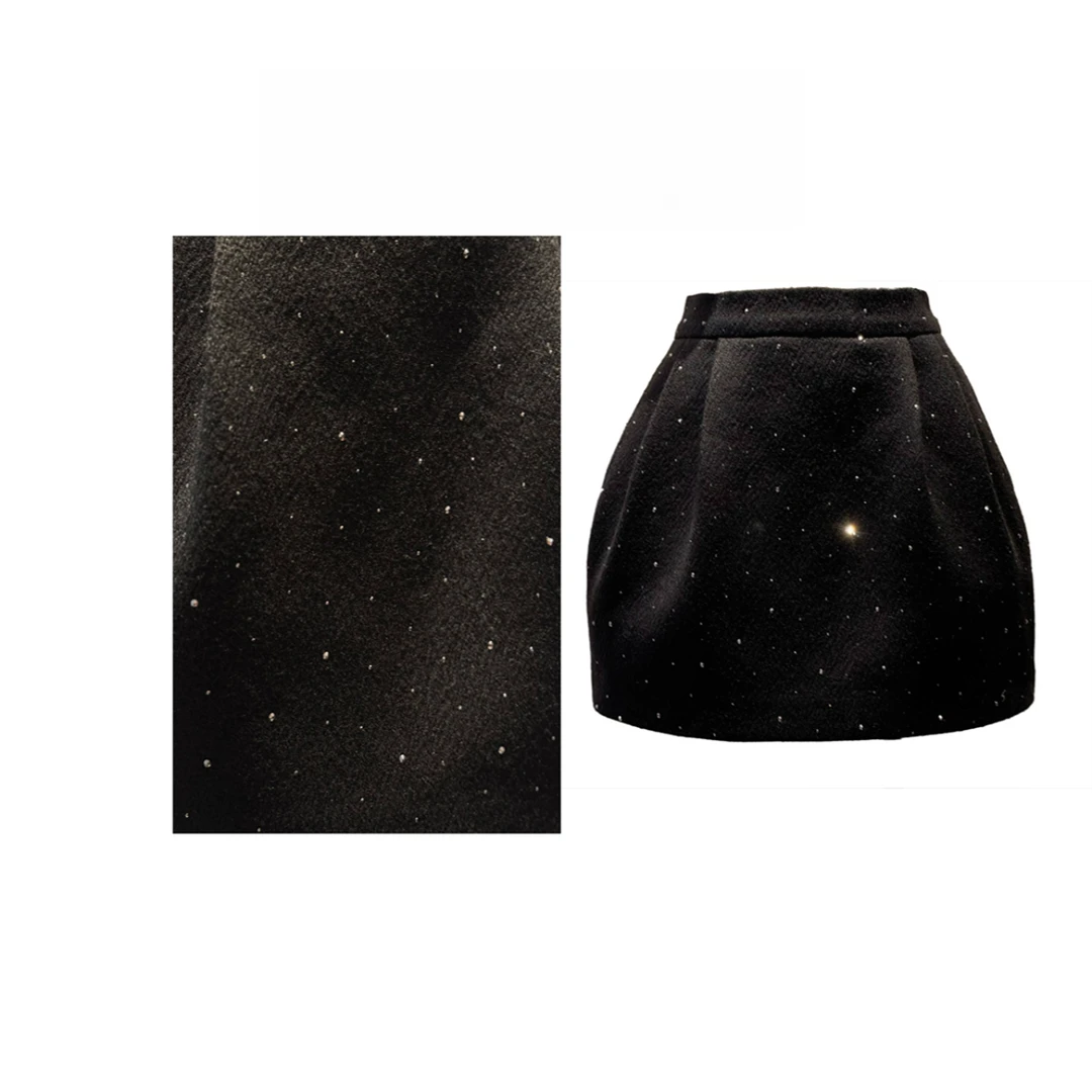 满天星羊毛灯笼裙   时尚半身裙气质显瘦休闲女士A字