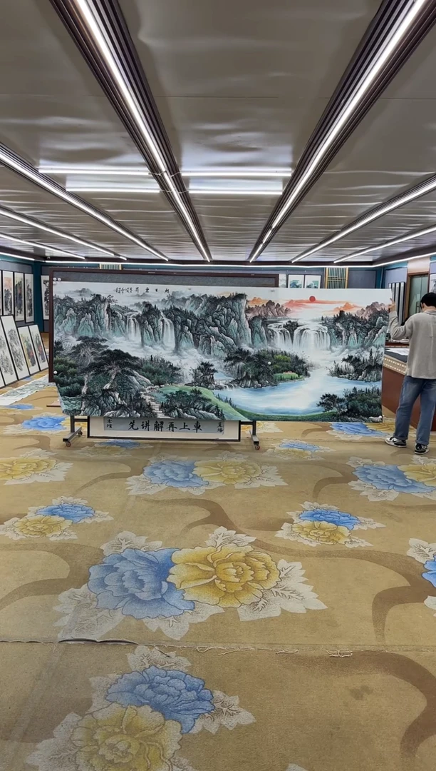 绘画Y-邵明义-大丈二-山水画
