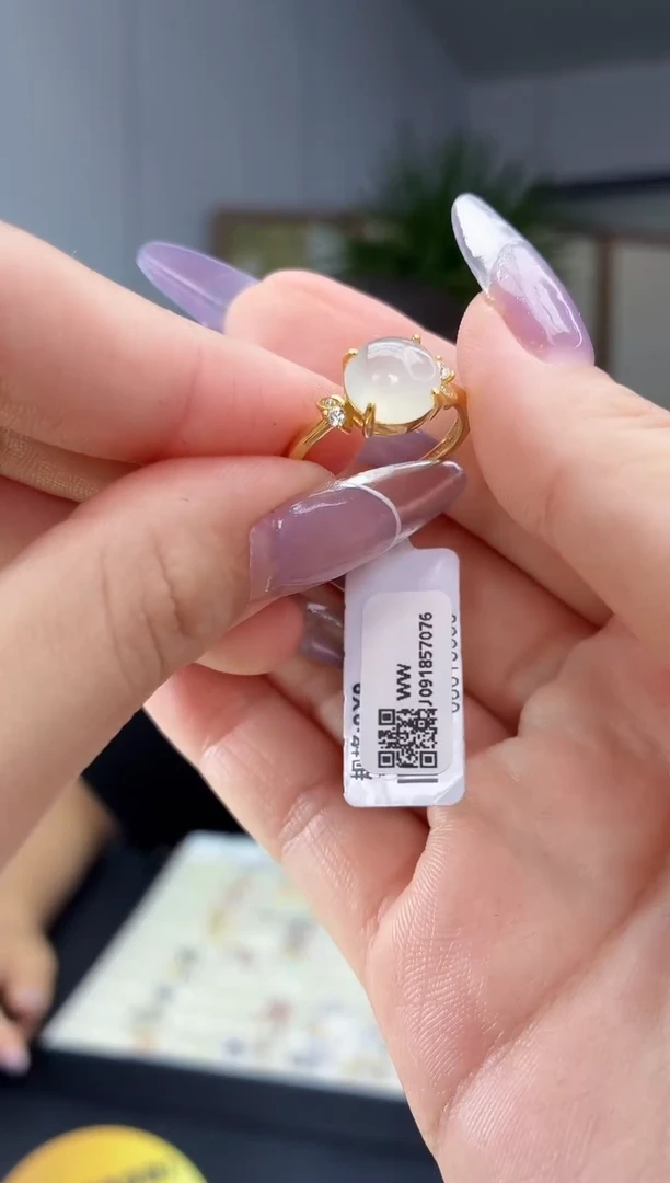 银S925镶嵌戒指翡翠11111