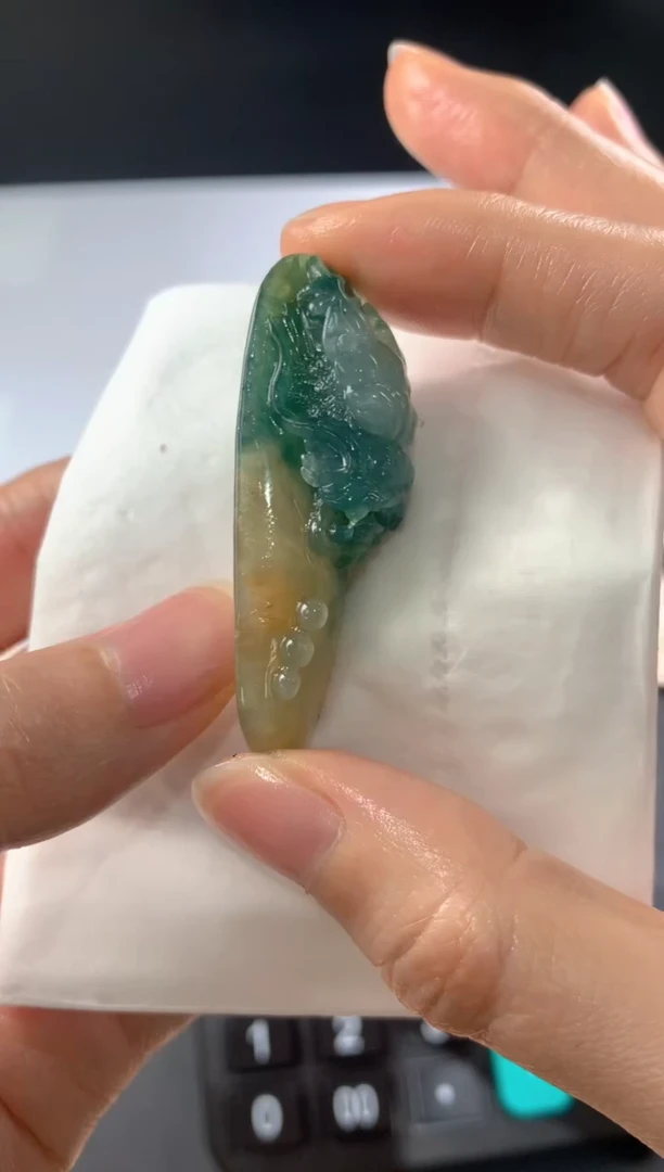 未镶嵌定制翡翠喵**～毛货抛光