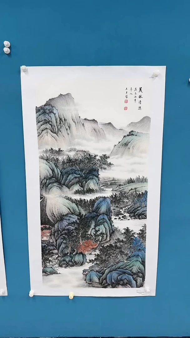 国画馆藏-王夫怀-春风画语-45