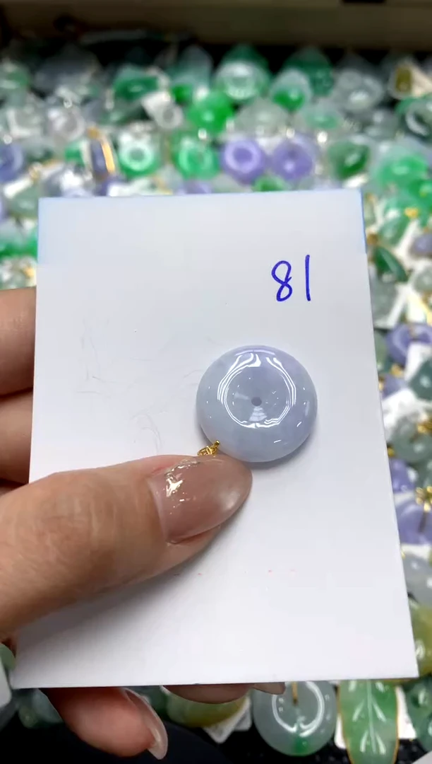 【闪购商品】翡翠颈饰18K金镶嵌111111111