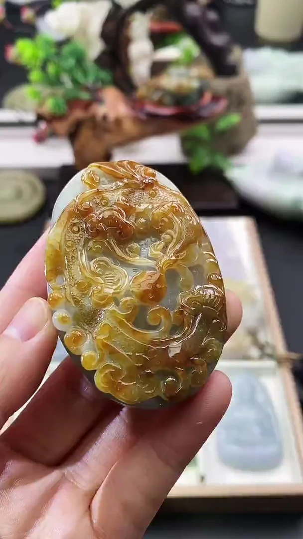 颈饰未镶嵌翡翠天然缅甸A货翡翠