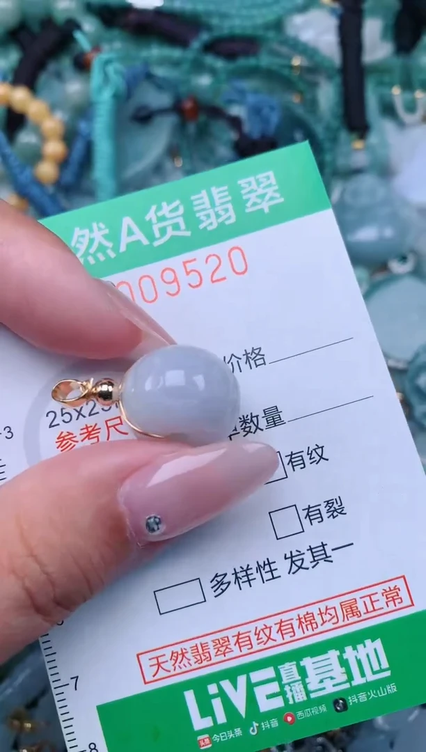 翡翠未镶嵌颈饰.0009520