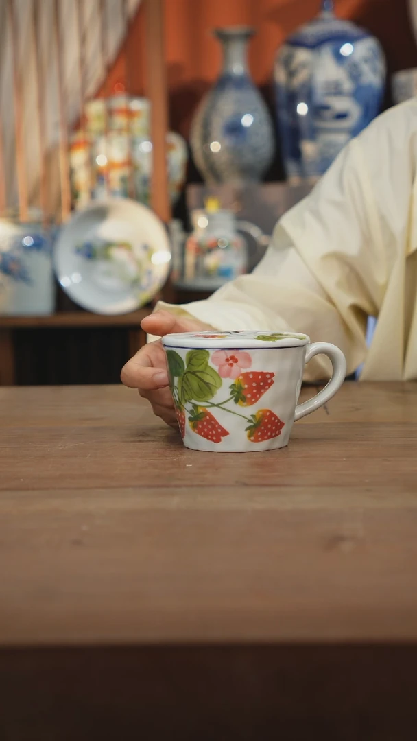 瓷片景德镇设计师釉下手绘陶瓷餐具