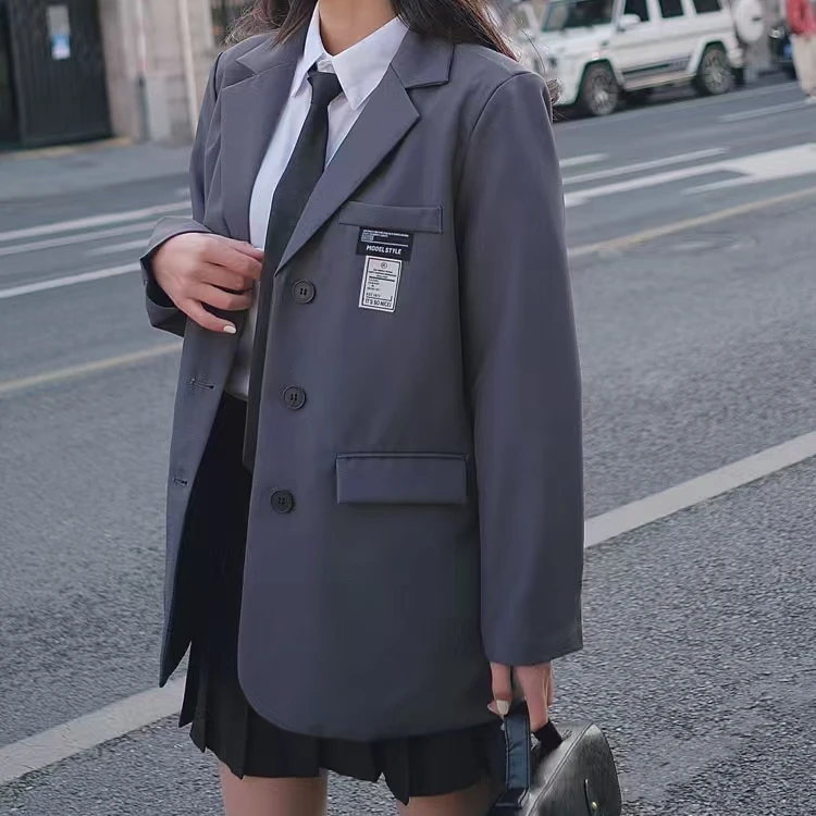 十九   郡郡 JY法式西装休闲大版百搭外套6月