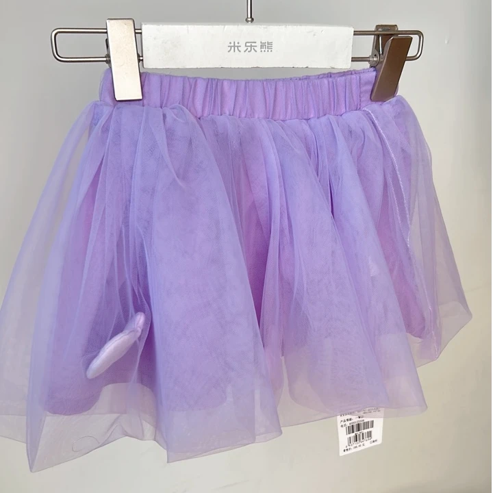 3173米乐熊女宝宝半身伞裙裙子夏季儿童童装女童女孩